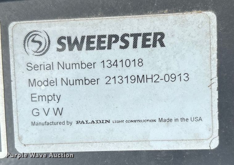 image for item NB9382 Sweepster 21319MH2 skid steer broom