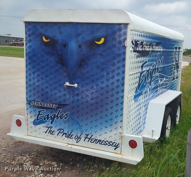 image for item NG9783 Shop built enclosed cargo trailer