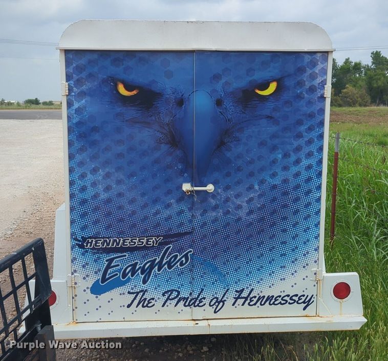 image for item NG9783 Shop built enclosed cargo trailer