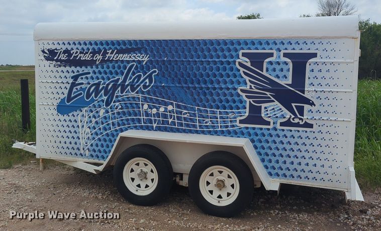 image for item NG9783 Shop built enclosed cargo trailer