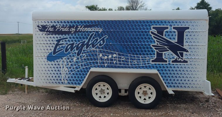 image for item NG9783 Shop built enclosed cargo trailer