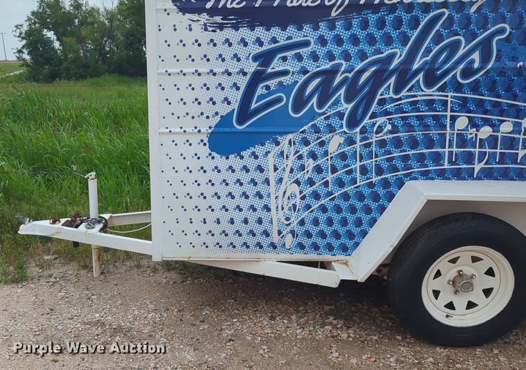 image for item NG9783 Shop built enclosed cargo trailer