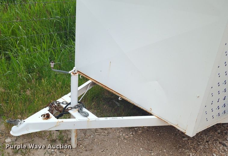 image for item NG9783 Shop built enclosed cargo trailer