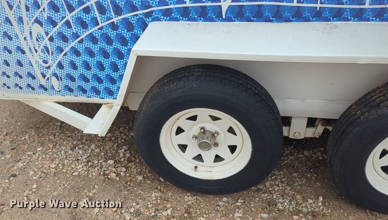 image for item NG9783 Shop built enclosed cargo trailer