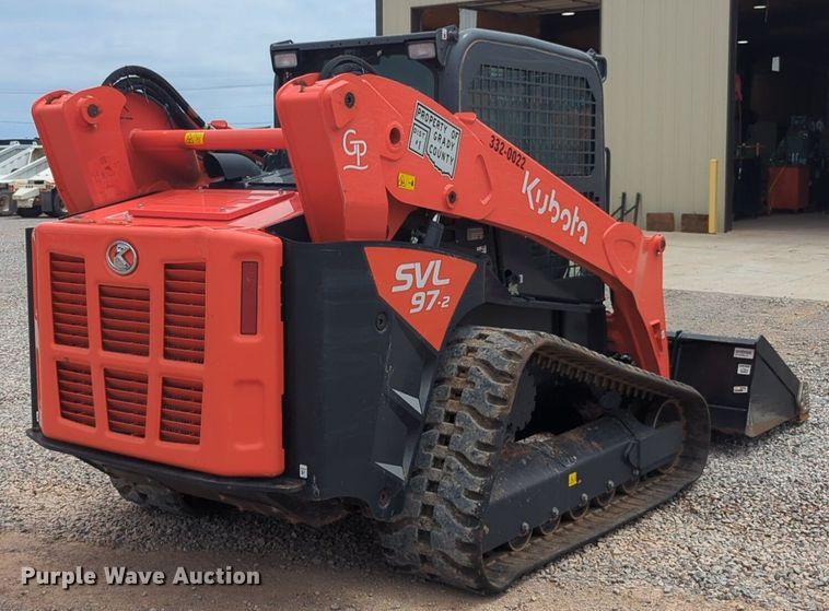 image for item NG9801 2022 Kubota SVL97-2 tracked skid steer loader