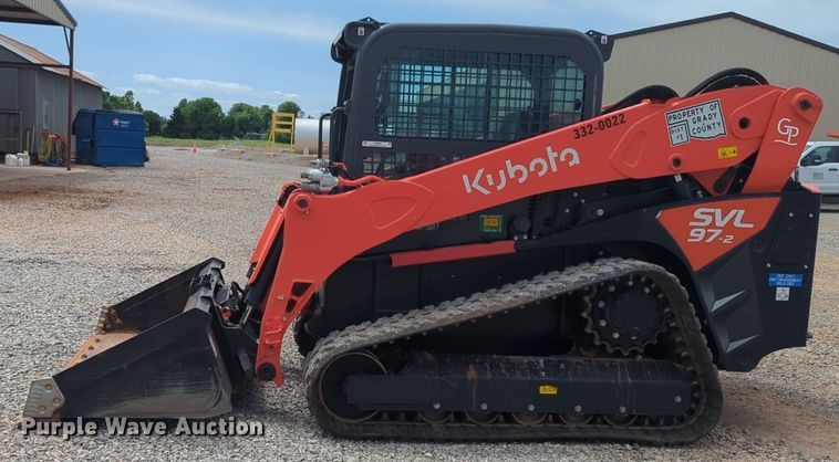 image for item NG9801 2022 Kubota SVL97-2 tracked skid steer loader