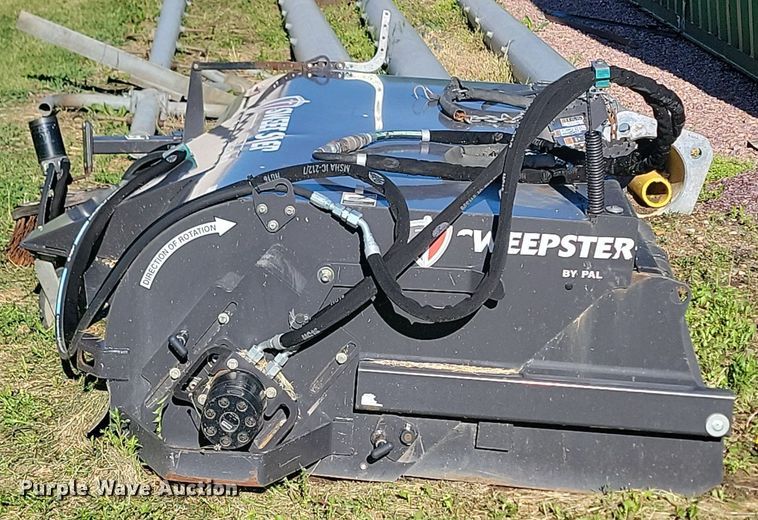 image for item NZ9893 2017 Paldin Sweep Step skid steer sweeper