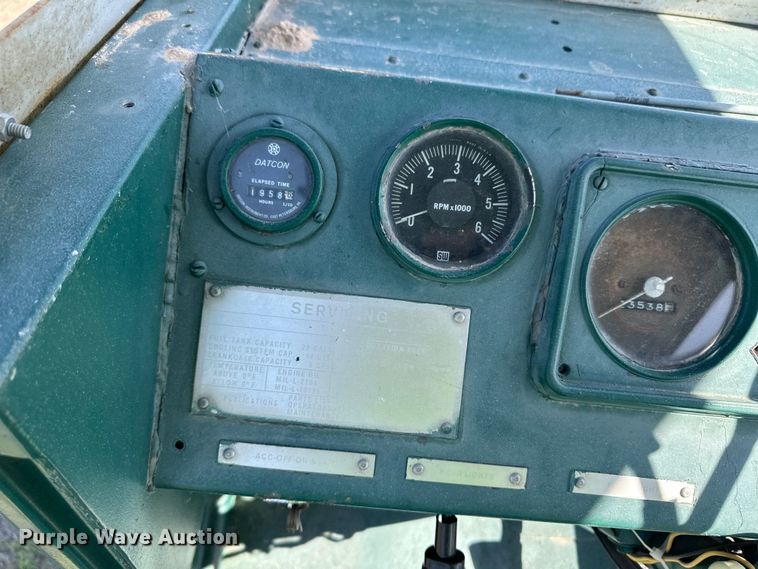 image for item OI9135 1974 Army Surplus winch truck