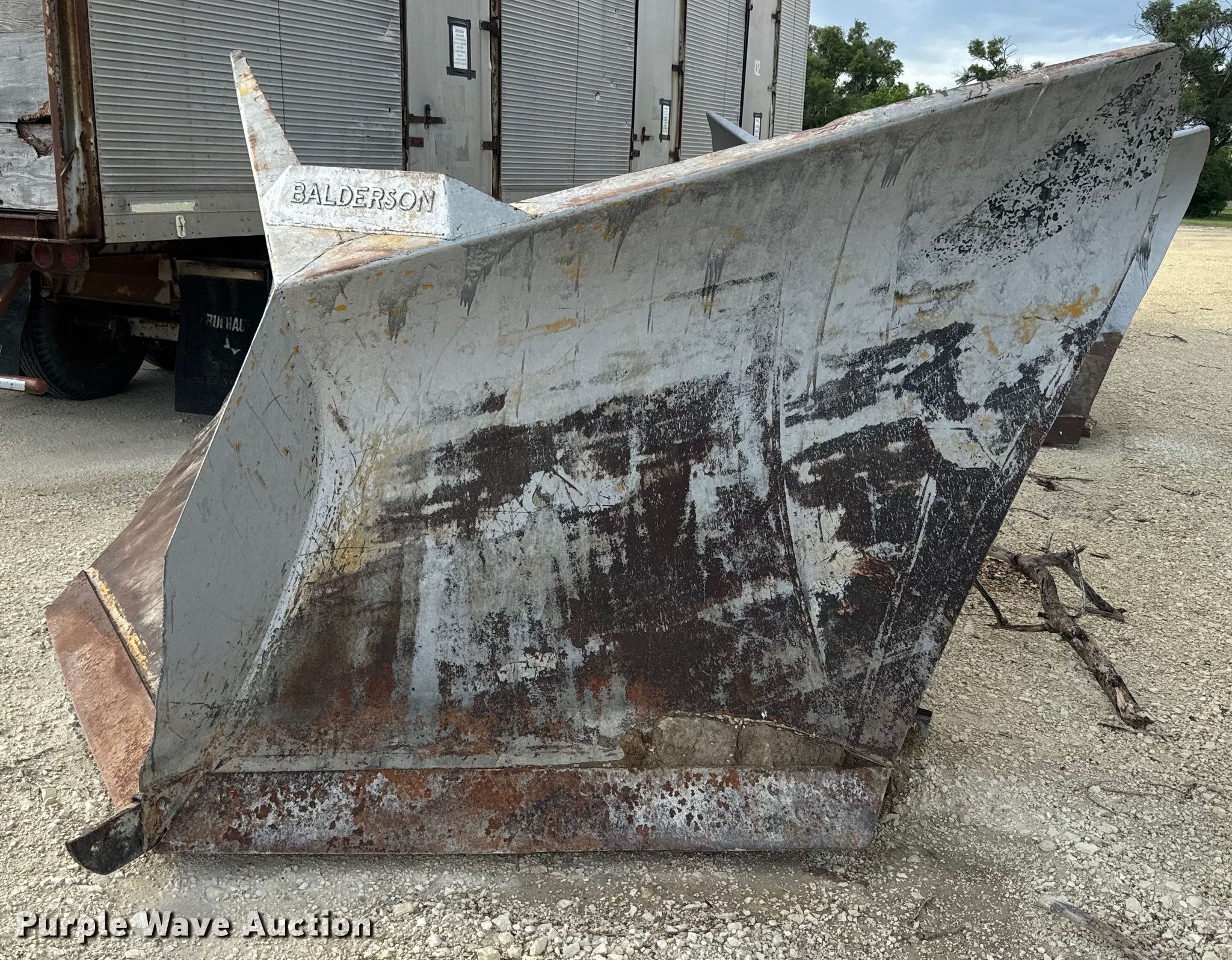Balderson motor grader snow plow in Stockton, KS Item EK1368 for sale