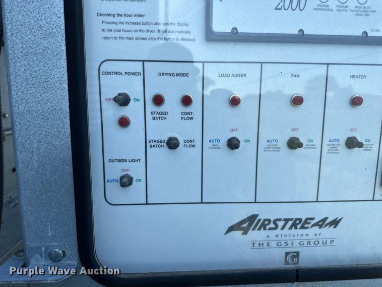 image for item DE2386 GSI Airstream 116 grain dryer
