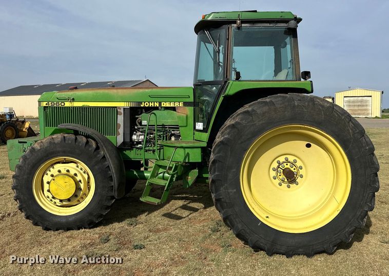image for item DK6841 1992 John Deere 4960 MFWD tractor