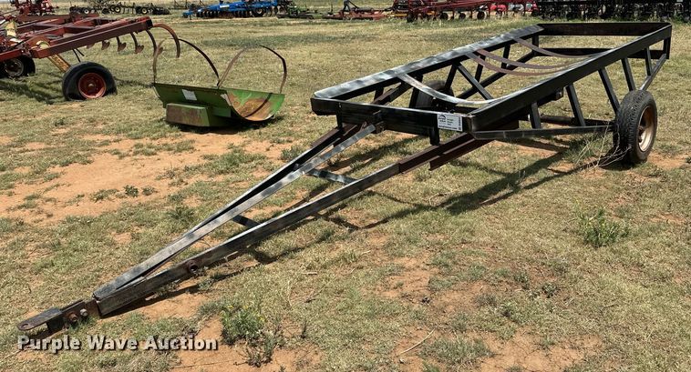 image for item DK6844 Shop built tilt deck tank loading trailer