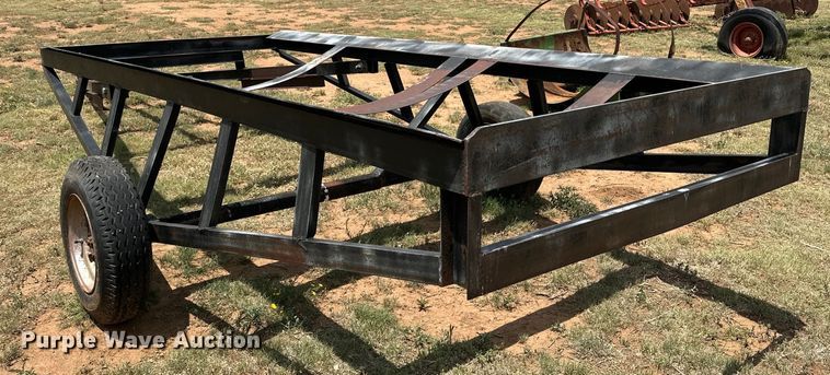 image for item DK6844 Shop built tilt deck tank loading trailer