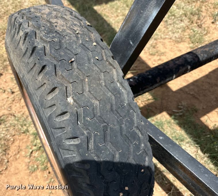 image for item DK6844 Shop built tilt deck tank loading trailer