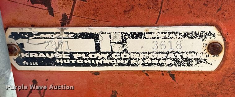 image for item DK6845 Krause 2871 field cultivator