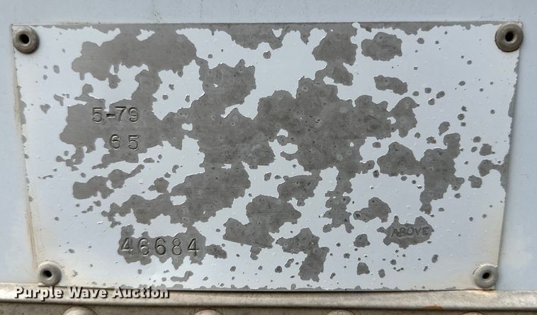 image for item DK6878 1979 Timpte Super Hopper grain trailer