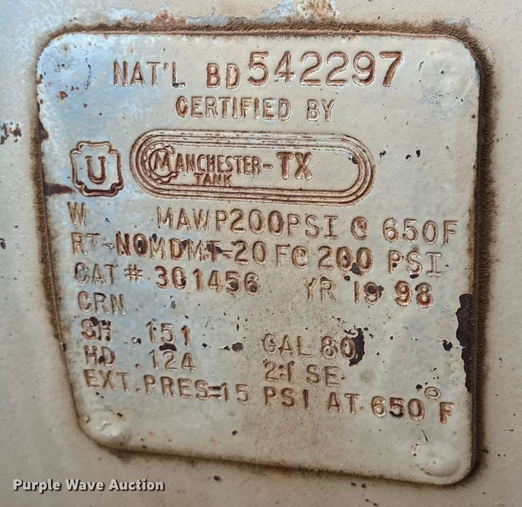 image for item DK6880 Shop built oil vacuum trailer