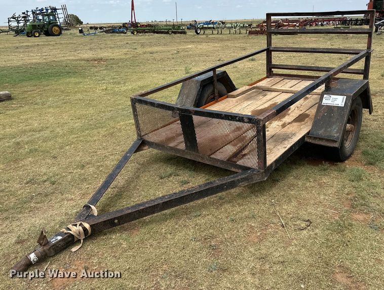 image for item DK6883 Shop built utility trailer