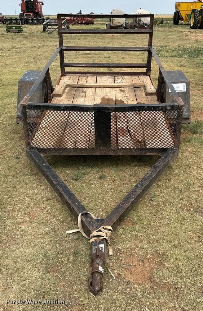 image for item DK6883 Shop built utility trailer