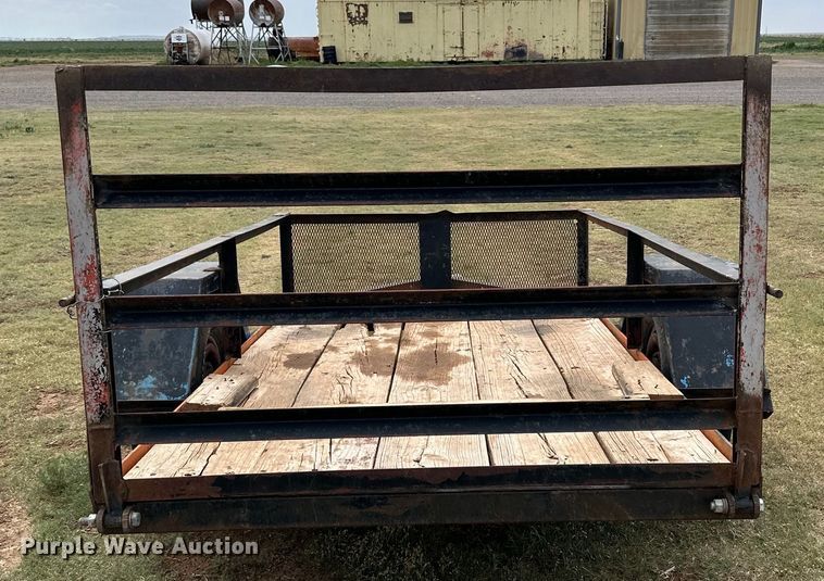 image for item DK6883 Shop built utility trailer