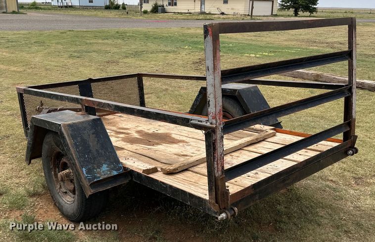 image for item DK6883 Shop built utility trailer
