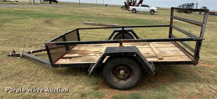 image for item DK6883 Shop built utility trailer