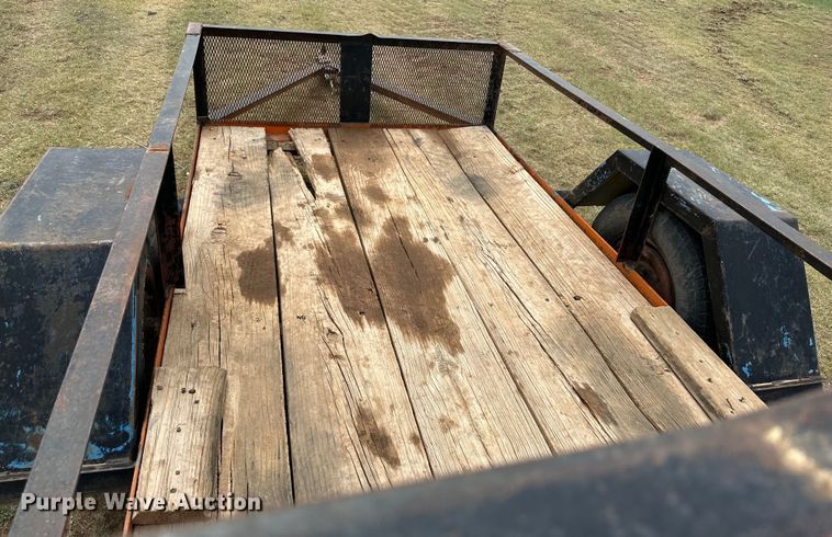 image for item DK6883 Shop built utility trailer