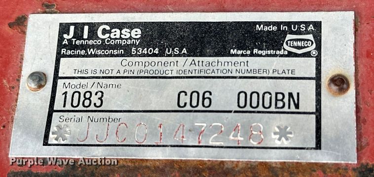 image for item DK6891 Case 1083 corn head