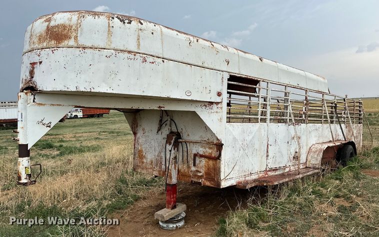 image for item DK6893 Shop built  livestock trailer
