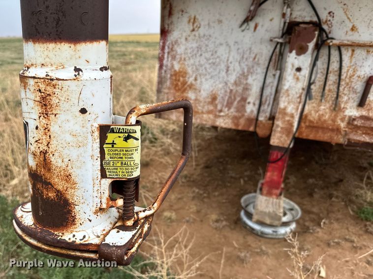 image for item DK6893 Shop built  livestock trailer