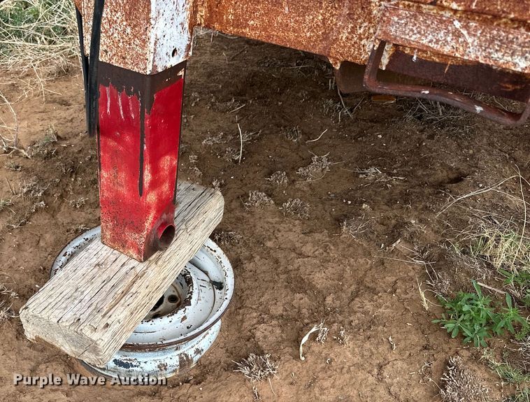 image for item DK6893 Shop built  livestock trailer