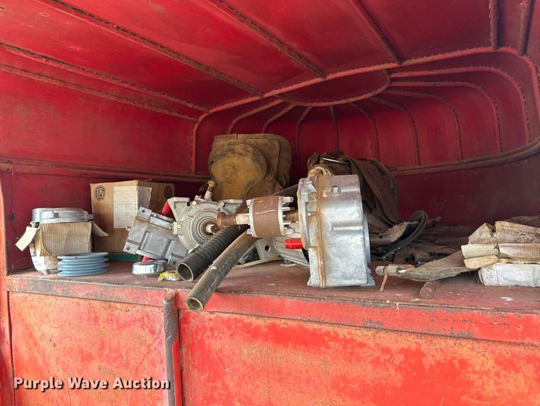 image for item DK6893 Shop built  livestock trailer