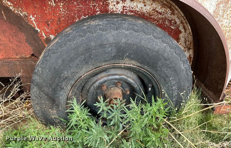 image for item DK6893 Shop built  livestock trailer