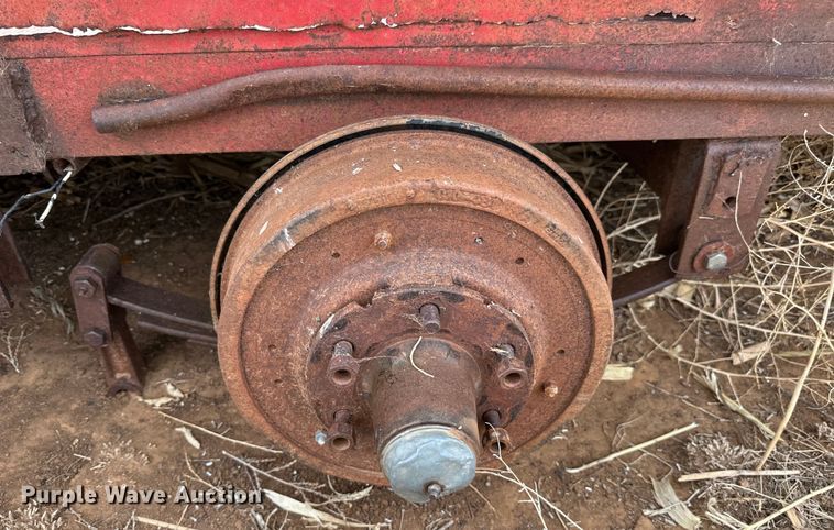 image for item DK6893 Shop built  livestock trailer