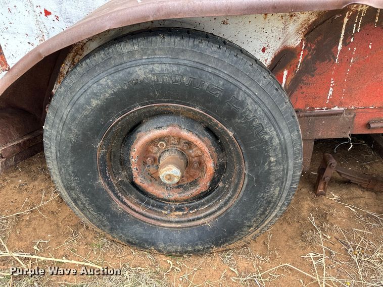 image for item DK6893 Shop built  livestock trailer