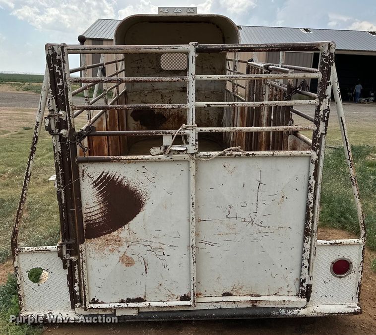 image for item DK6894 Shop built livestock trailer