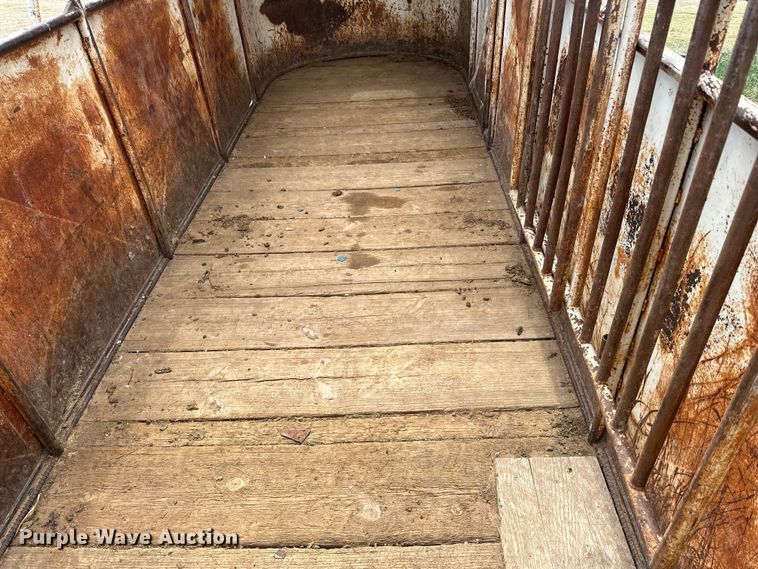 image for item DK6894 Shop built livestock trailer
