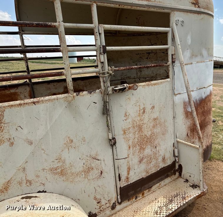 image for item DK6894 Shop built livestock trailer