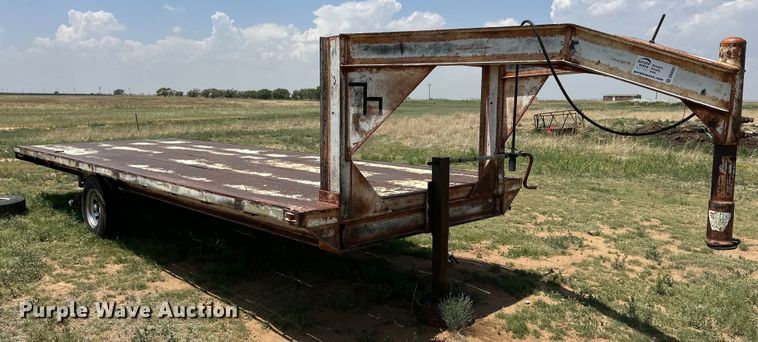 image for item DK6897 Shop built equipment trailer