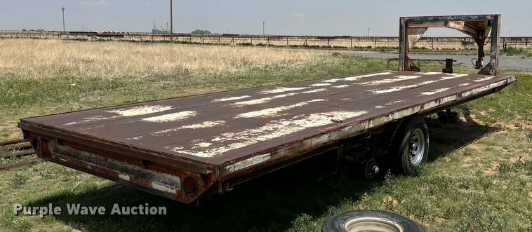 image for item DK6897 Shop built equipment trailer