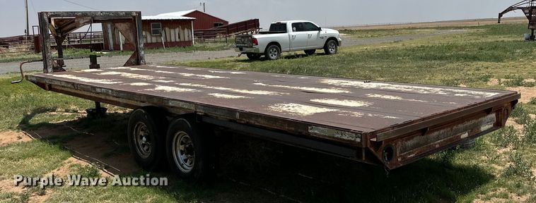 image for item DK6897 Shop built equipment trailer