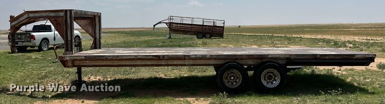 image for item DK6897 Shop built equipment trailer
