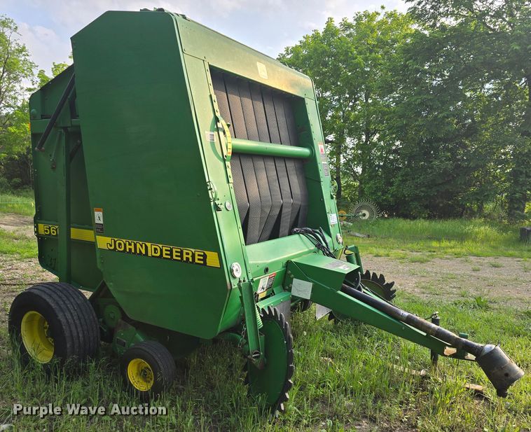 image for item DM1700 1998 John Deere 566 round baler