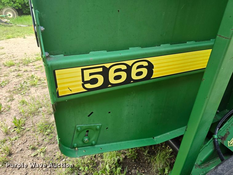 image for item DM1700 1998 John Deere 566 round baler