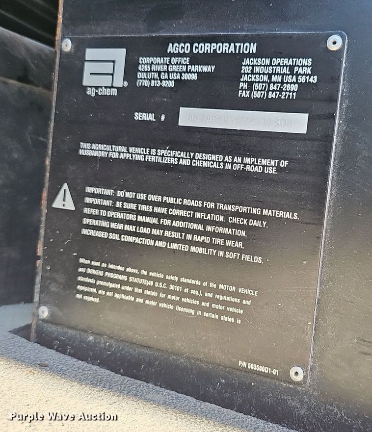 image for item DP0934 2010 TerraGator 8204 spreader