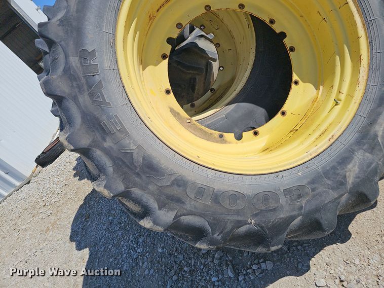 image for item DP6418 (4) 620/70R46 tires and wheels