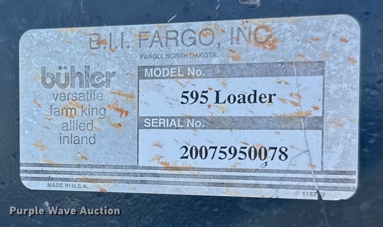 image for item DP8363 Buhler Allied 595 loader