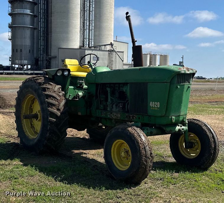 image for item DP8365 1971 John Deere 4020 tractor