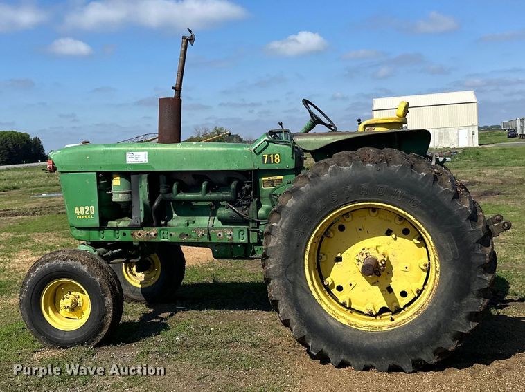 image for item DP8365 1971 John Deere 4020 tractor