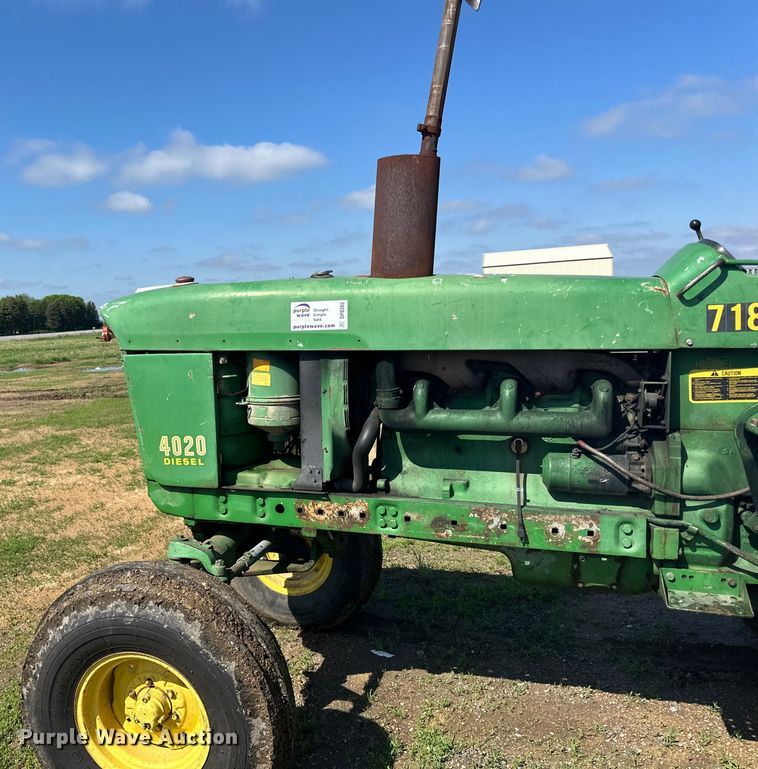 image for item DP8365 1971 John Deere 4020 tractor